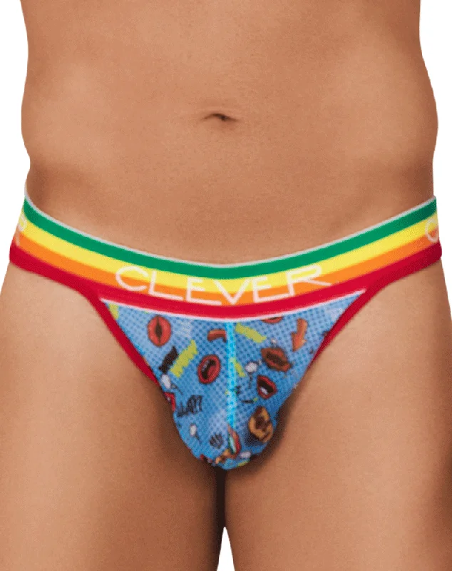 Organic men's thongs for an eco - friendly optionClever 0609-1 Motivation Thongs Blue Organic men's thongs for an eco - friendly optionClever 0609-1 Motivation Thongs Blue