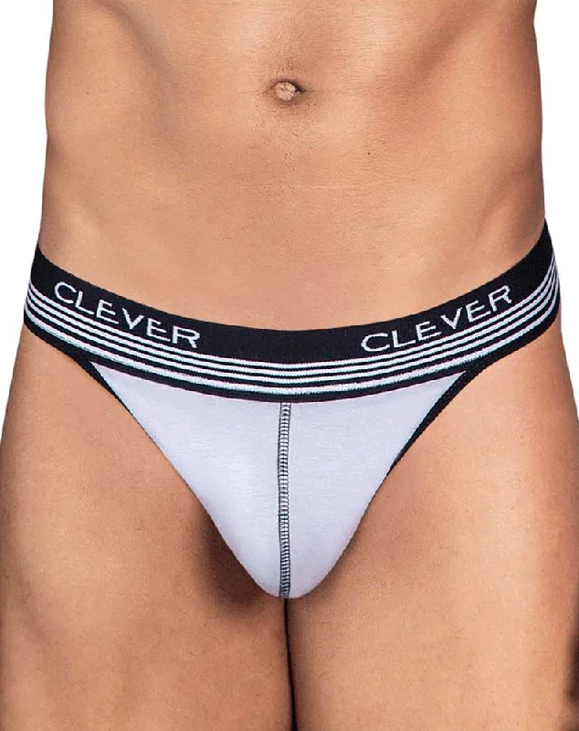 Sheer men's thongs for a provocative appearanceClever 0926 Comfy Thongs  Gray