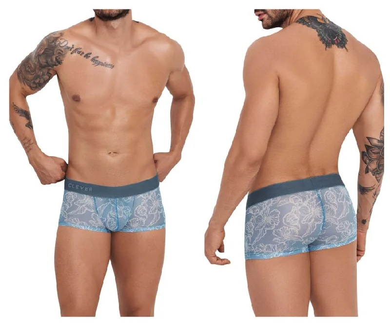 Designer men's boxer briefs with a premium lookClever 1212 Avalon Trunks Color Gray