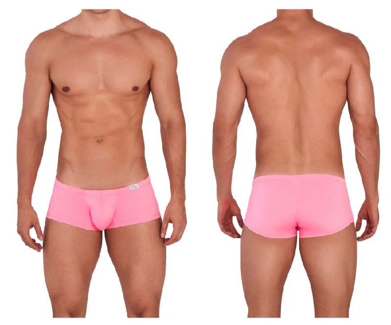 Men's boxer briefs with a soft elastic leg bandClever 1407 Wood Trunks Color Pink