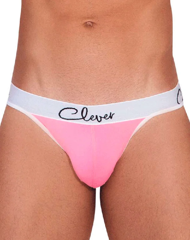 Organic men's thongs for an eco - friendly optionClever 1408 Wood Thongs Pink