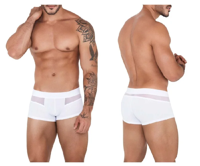 Solid - color men's boxer briefs in classic huesClever 1511 Caspian Trunks Color White Solid - color men's boxer briefs in classic huesClever 1511 Caspian Trunks Color White