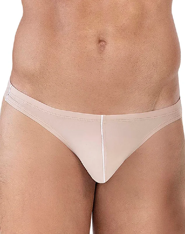 Solid - color men's thongs in simple huesClever 1620 Mente Thongs Beige