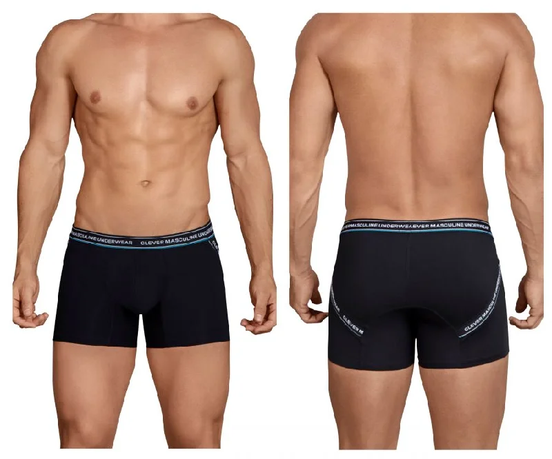 Thermal men's boxer briefs for cold weatherClever 2439 Kalderash Boxer Briefs Color Black Thermal men's boxer briefs for cold weatherClever 2439 Kalderash Boxer Briefs Color Black