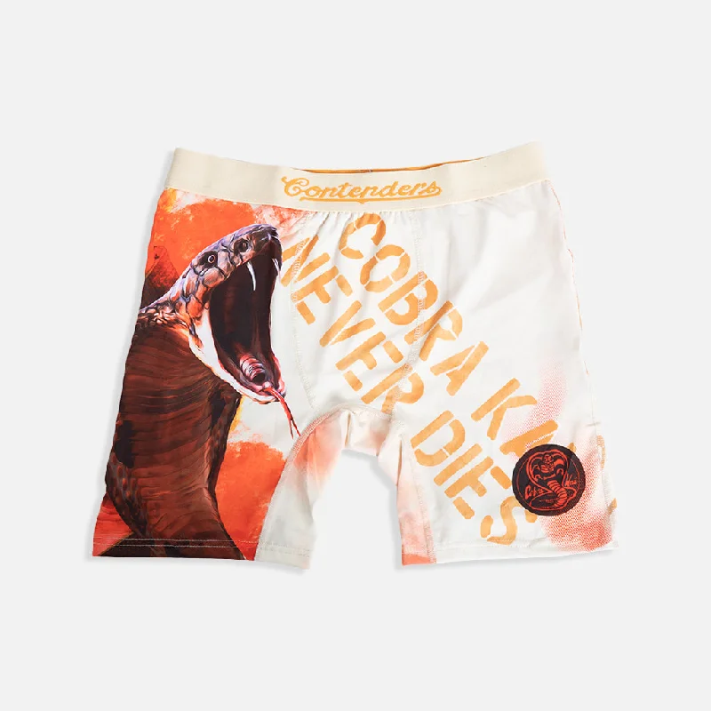 Patterned men's boxer briefs, such as stripes or checksCOBRA KAI NEVER DIES YOUTH BRIEF Patterned men's boxer briefs, such as stripes or checksCOBRA KAI NEVER DIES YOUTH BRIEF