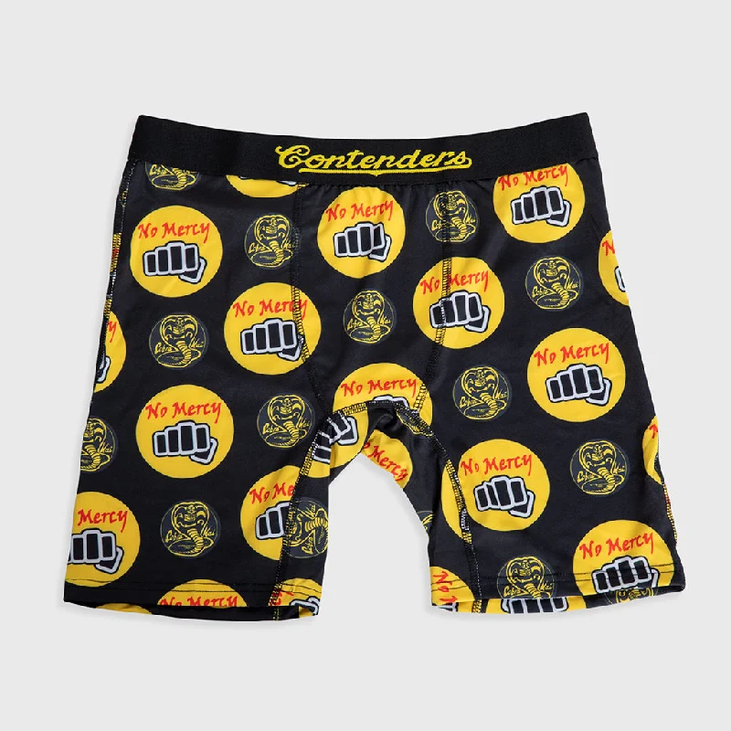 Printed men's boxer briefs with fun designsCOBRA KAI NO MERCY BRIEF