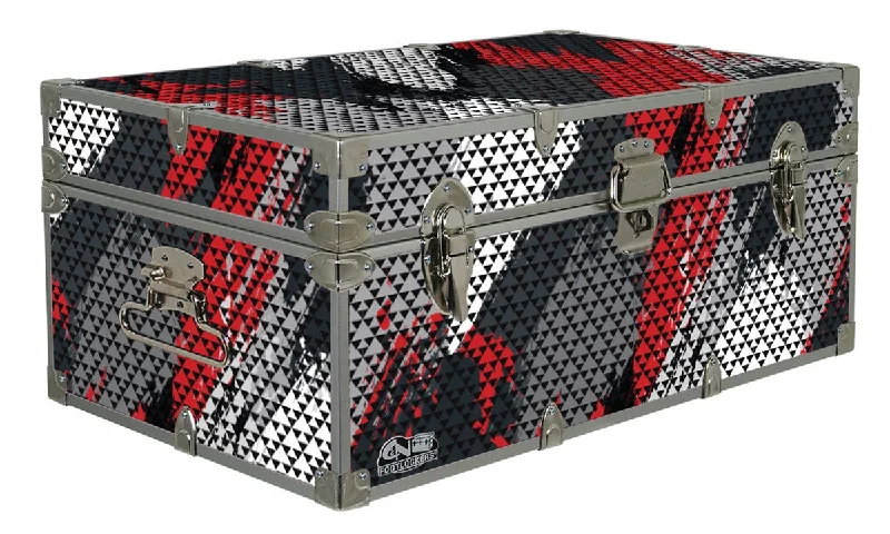 Soft - touch men's trunks for a gentle feelDesigner Trunk - Fractal Camo - 32x18x13.5" Soft - touch men's trunks for a gentle feelDesigner Trunk - Fractal Camo - 32x18x13.5"