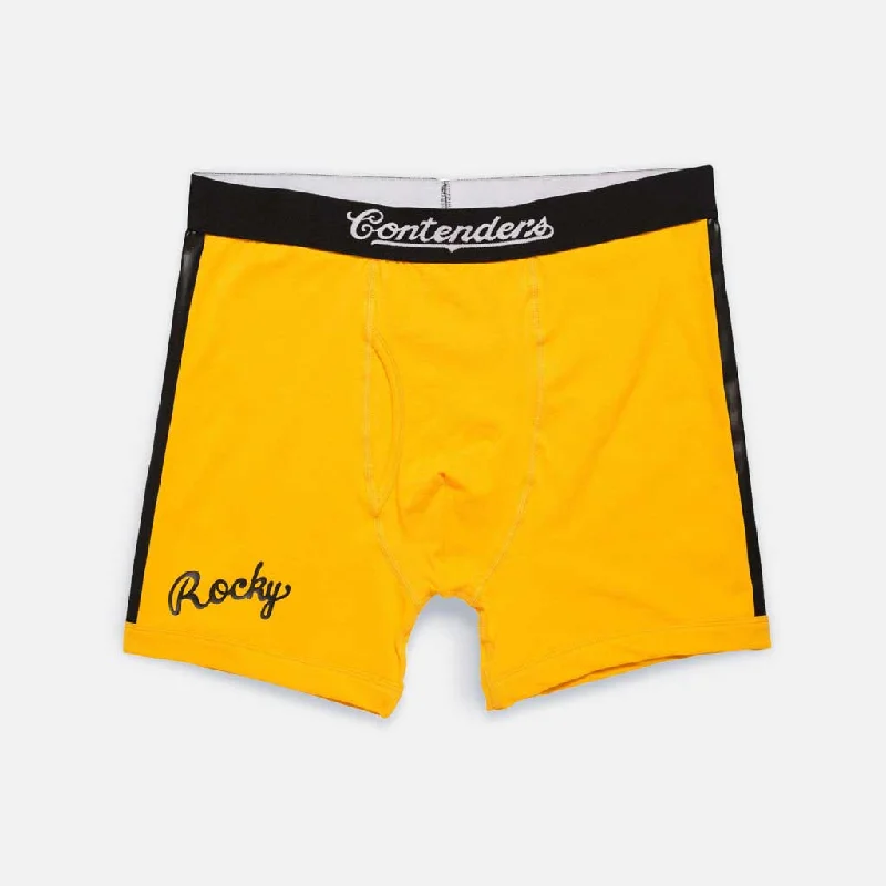 Men's boxer briefs with a soft elastic leg bandROCKY lll BRIEF