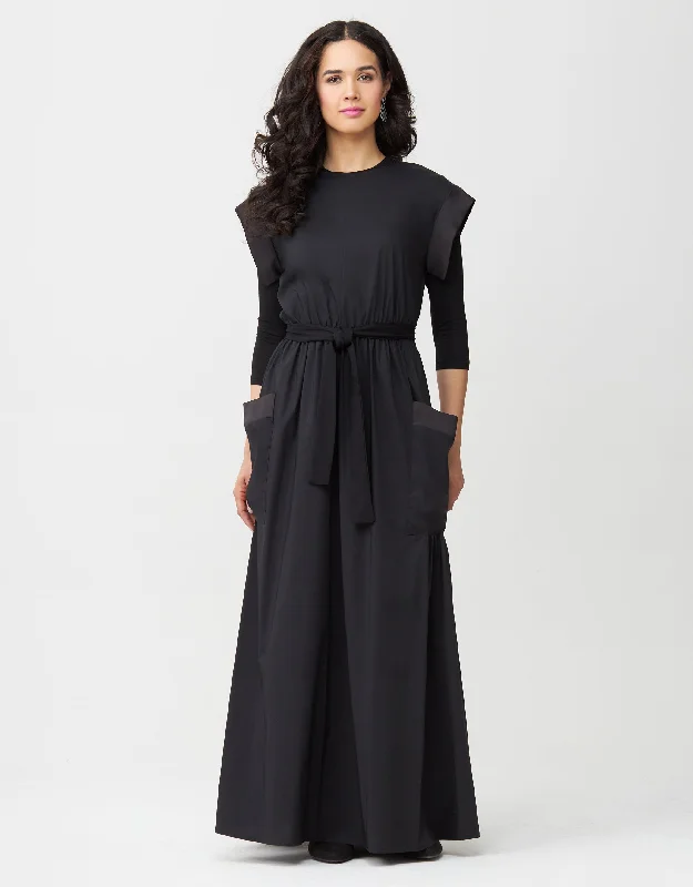 Short - style men's robes for a modern lookCotton Poplin Elastic Waist Pocket Jumper with Satin Trim Short - style men's robes for a modern lookCotton Poplin Elastic Waist Pocket Jumper with Satin Trim