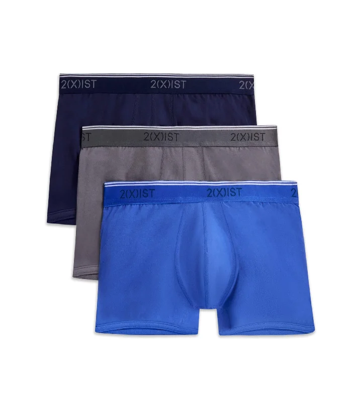 Patterned men's trunks, like camo or dotsCotton Stretch No-Show Trunk 3-Pack