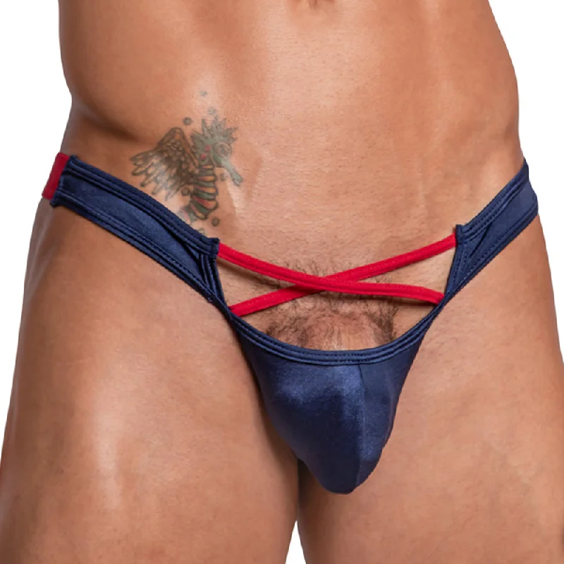Thong - style men's sexy underwear for maximum exposureCover Male CME020 Cross Lace Band Jockstraps Thong - style men's sexy underwear for maximum exposureCover Male CME020 Cross Lace Band Jockstraps