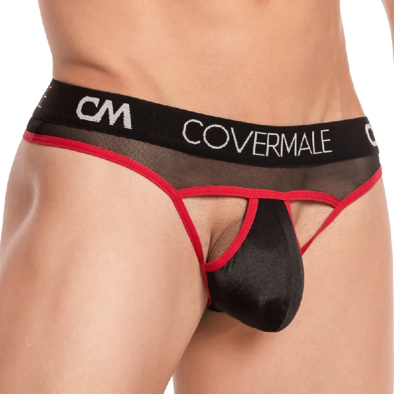 Studded men's sexy underwear for an edgy appealCover Male CMK053 Vented Thong