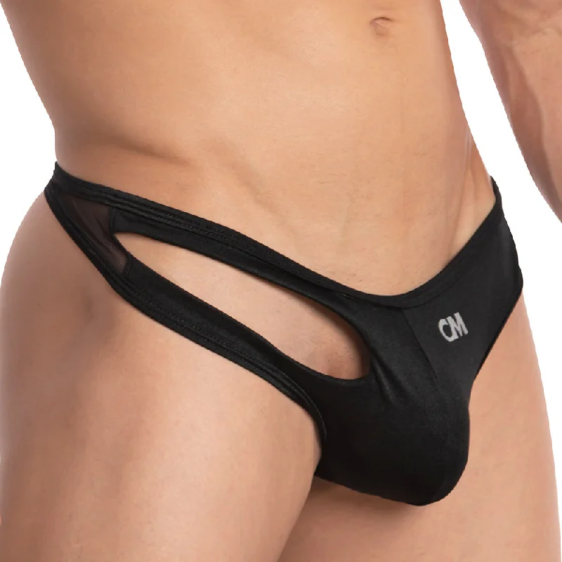 Low - rise men's sexy underwear for a seductive silhouetteCover Male CMK058 Left Side Thong