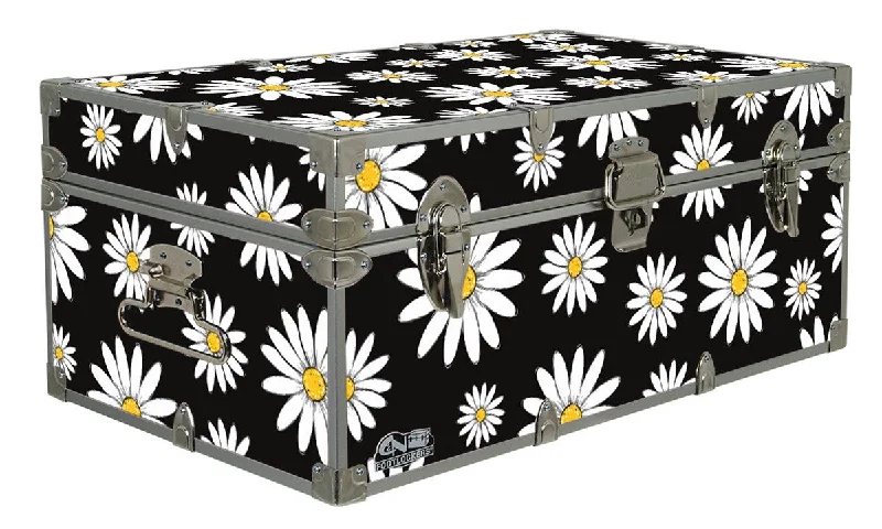 Organic men's trunks for an eco - conscious optionDesigner Trunk - Daisy - 32x18x13.5" Organic men's trunks for an eco - conscious optionDesigner Trunk - Daisy - 32x18x13.5"