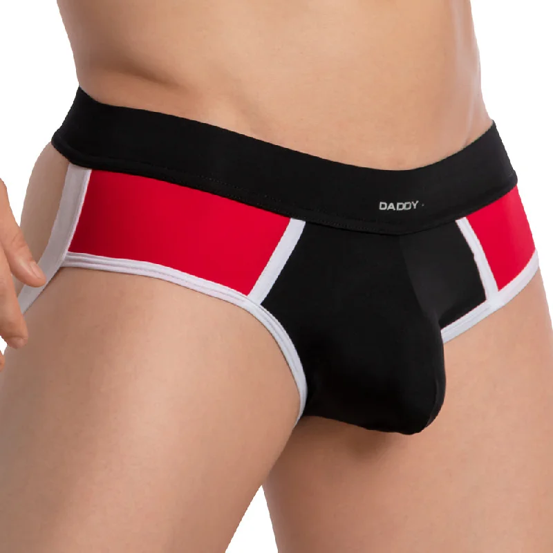 See - through men's sexy underwear for a provocative lookDaddy DDE053 Dual Color Wide Waistband Jockstrap See - through men's sexy underwear for a provocative lookDaddy DDE053 Dual Color Wide Waistband Jockstrap