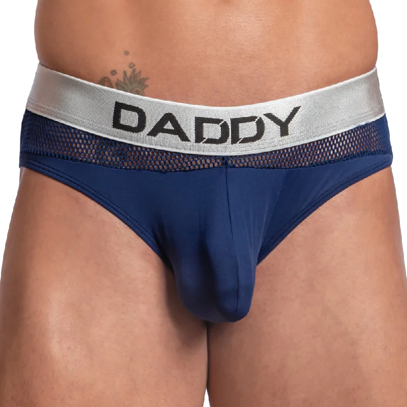 Rhinestone - decorated men's sexy underwear for glamourDaddy DDJ028 Half Mesh Bikini Rhinestone - decorated men's sexy underwear for glamourDaddy DDJ028 Half Mesh Bikini
