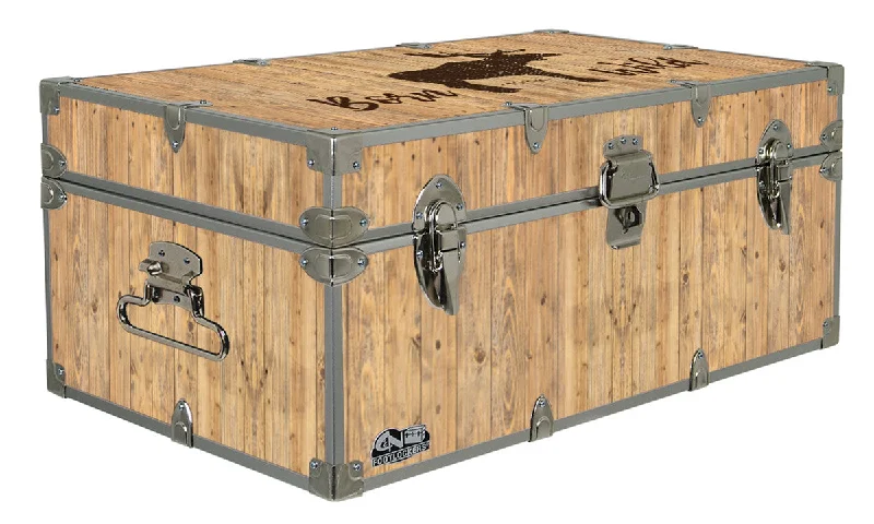 Slim - cut men's trunks for a modern styleDesigner Trunk - Born to be Wild - 32x18x13.5" Slim - cut men's trunks for a modern styleDesigner Trunk - Born to be Wild - 32x18x13.5"