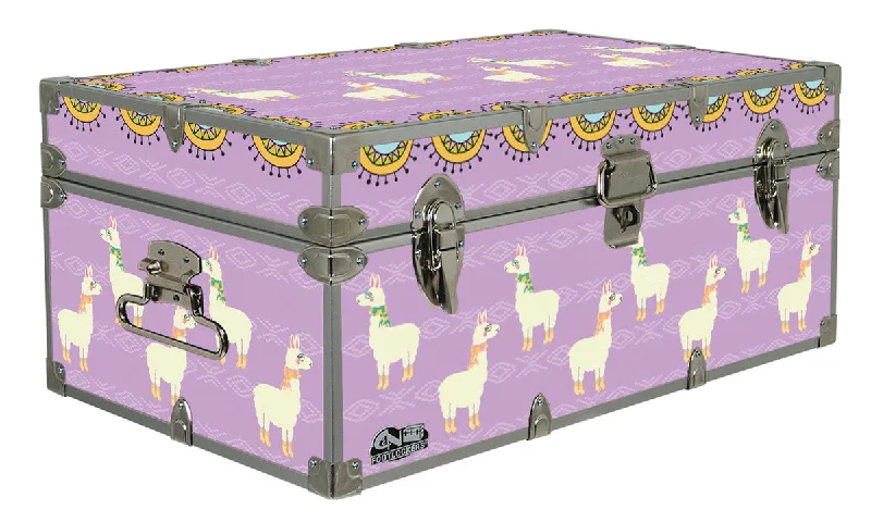 Slim - cut men's trunks for a modern styleDesigner Trunk - Llamas - 32x18x13.5"