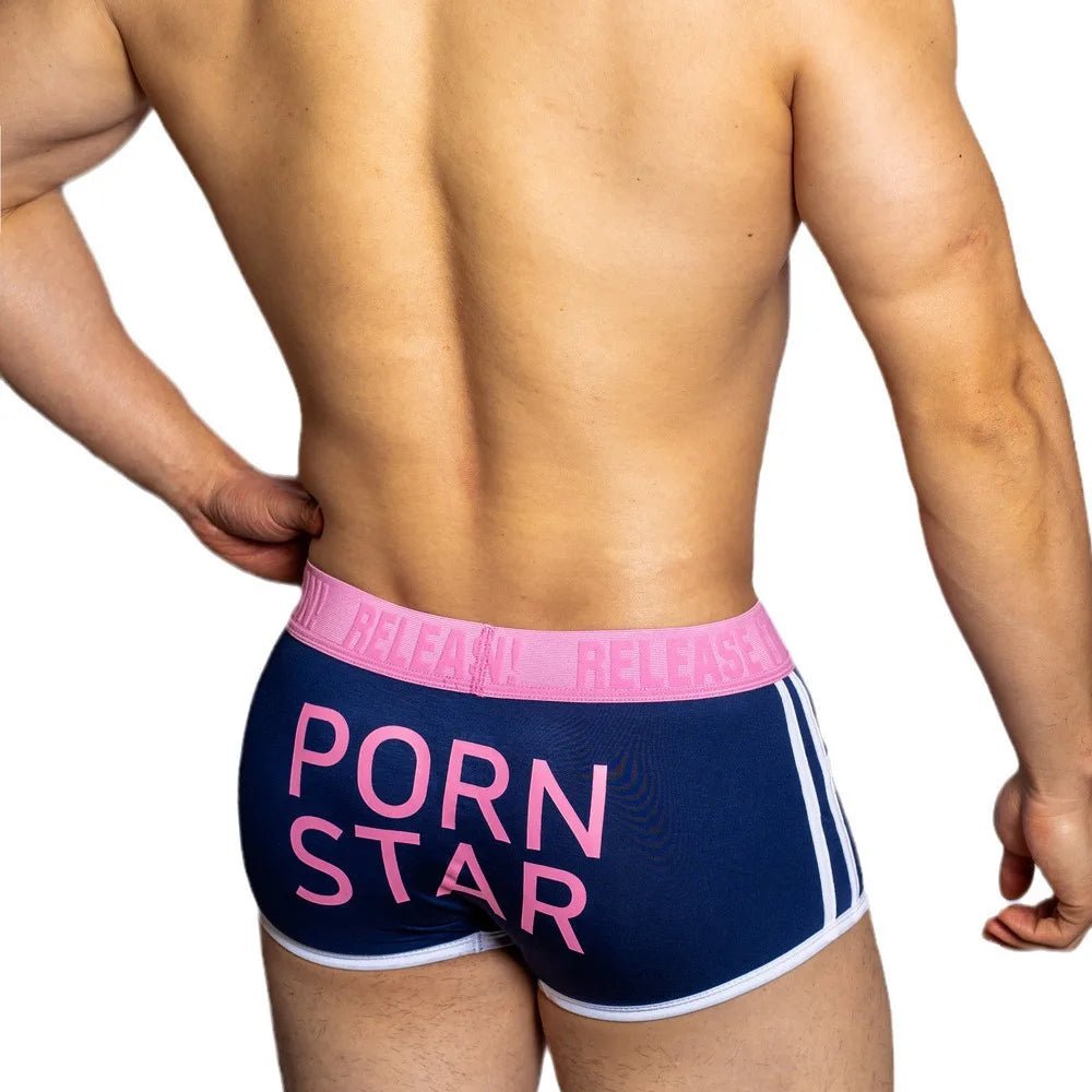 Anti - odor men's boxer briefs for long - lasting freshnessDM Porn Star Boxer Briefs