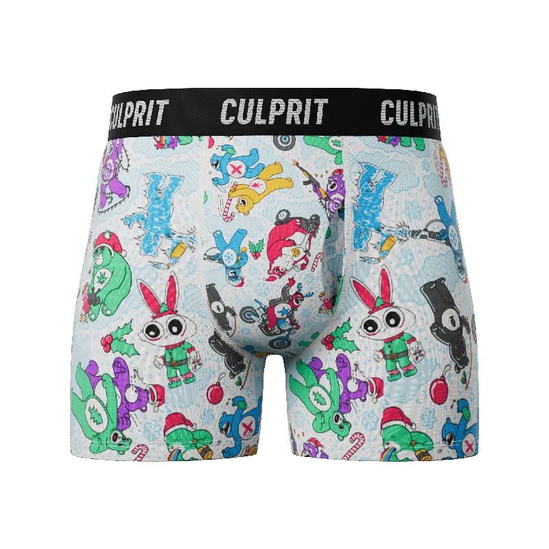 Organic cotton men's boxer briefs for sensitive skinDon't Care Bears Christmas 🎄❄️ Boxer Briefs w/ fly Organic cotton men's boxer briefs for sensitive skinDon't Care Bears Christmas 🎄❄️ Boxer Briefs w/ fly