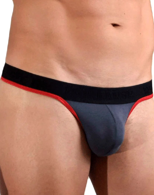 Patterned men's thongs, such as stripes or polka dotsDoreanse 1012-chr Sexy Borderline Thongs Charcoal Patterned men's thongs, such as stripes or polka dotsDoreanse 1012-chr Sexy Borderline Thongs Charcoal