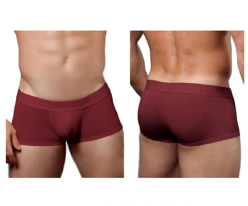 Patterned men's boxer briefs, such as stripes or checksDoreanse 1760-BRD Low-rise Trunk Color Bordeaux Patterned men's boxer briefs, such as stripes or checksDoreanse 1760-BRD Low-rise Trunk Color Bordeaux