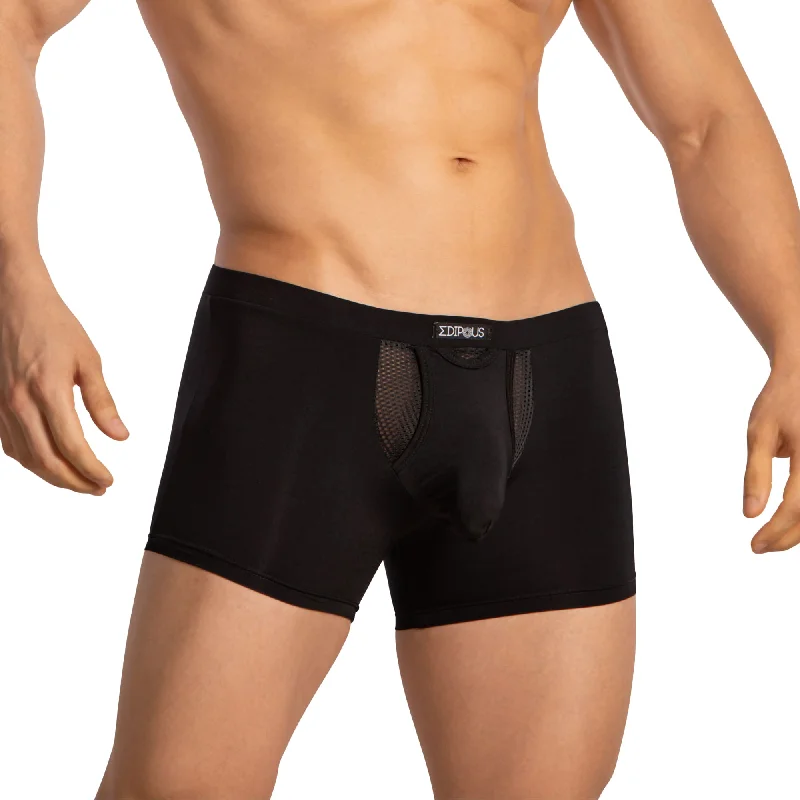 Seamless men's briefs for a smooth look under clothesEdipous Boxer Briefs with Pouch EDG035