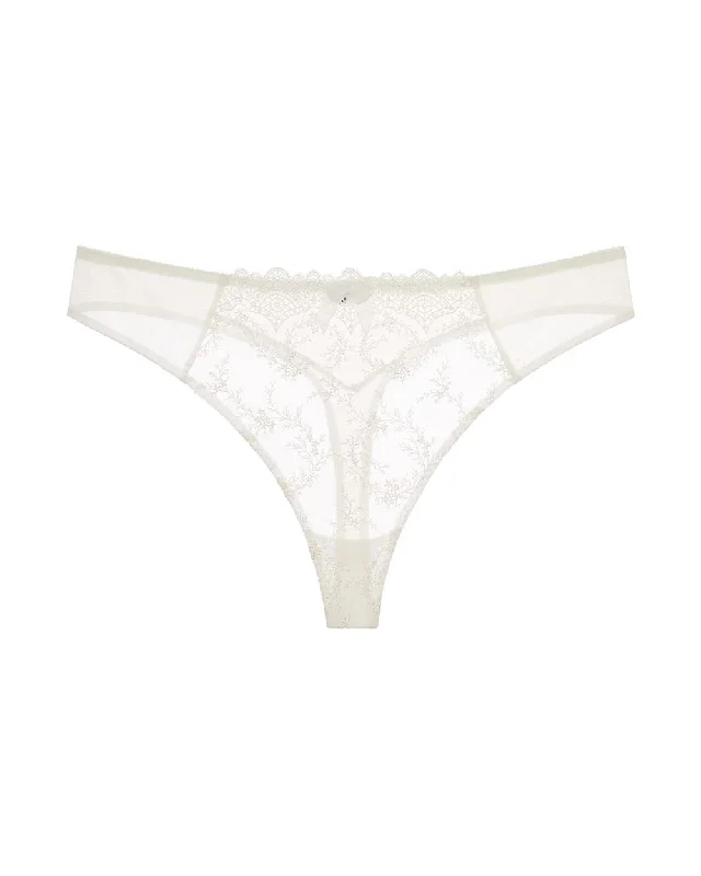 Patterned men's thongs, such as stripes or polka dotsLouise Thong