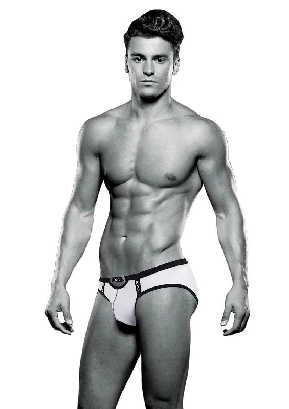 Cotton - blend men's briefs for added stretchBad Boy Brief