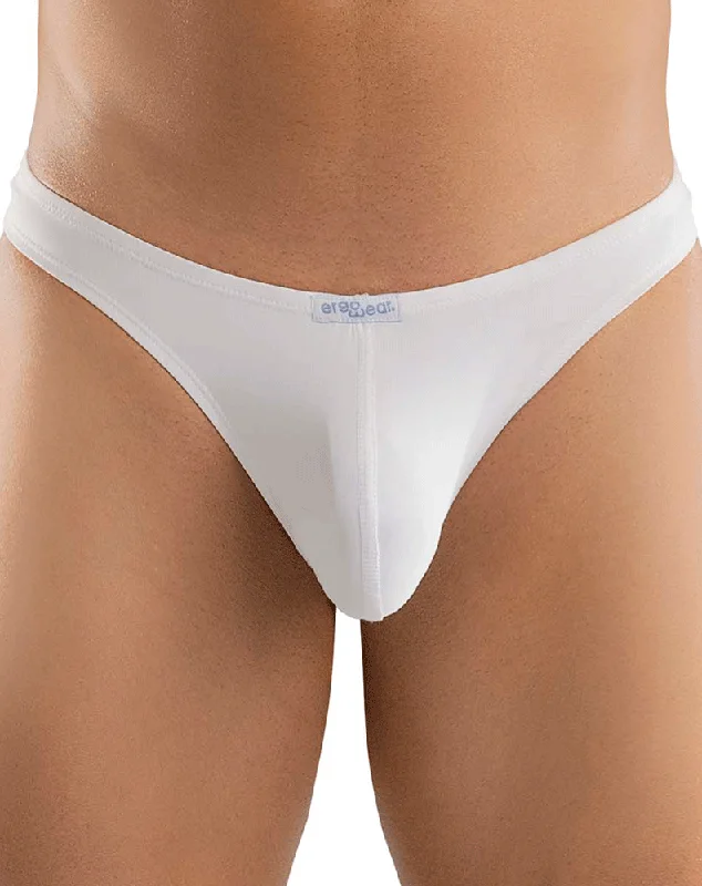 Soft - fabric men's thongs for a gentle touchErgowear Ew1165 X4d Thongs White