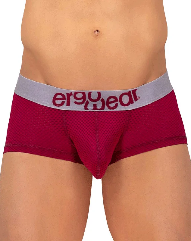 Stretch - lycra men's trunks for flexibilityErgowear Ew1217 Max Trunks Burgundy