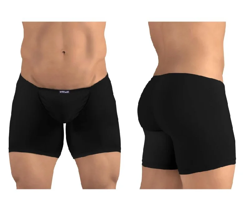 Low - rise men's boxer briefs for a modern silhouetteErgoWear EW1248 FEEL GR8 Boxer Briefs Color Black