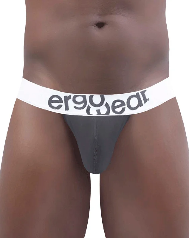Stretch - lycra men's thongs for flexibilityErgowear Ew1448 Max Sp Thongs Steel Gray