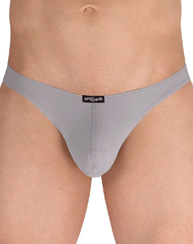 Athletic - style men's thongs for sportsErgowear Ew1591 X4d Thongs Silver Gray