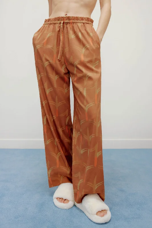 Men's robes made from sustainable materialsFlower Print Classic Embroidered Pajama Pants Men's robes made from sustainable materialsFlower Print Classic Embroidered Pajama Pants