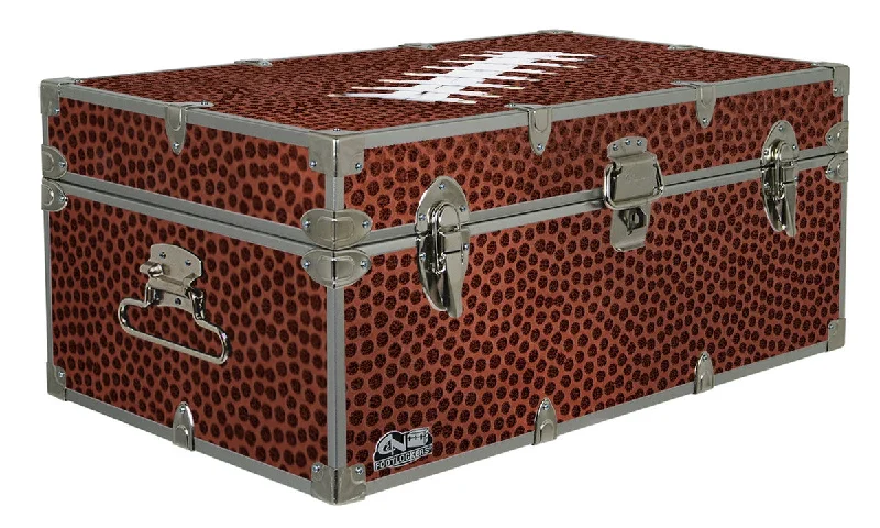Men's trunks with a wide elastic waistbandDesigner Trunk - Football - 32x18x13.5"