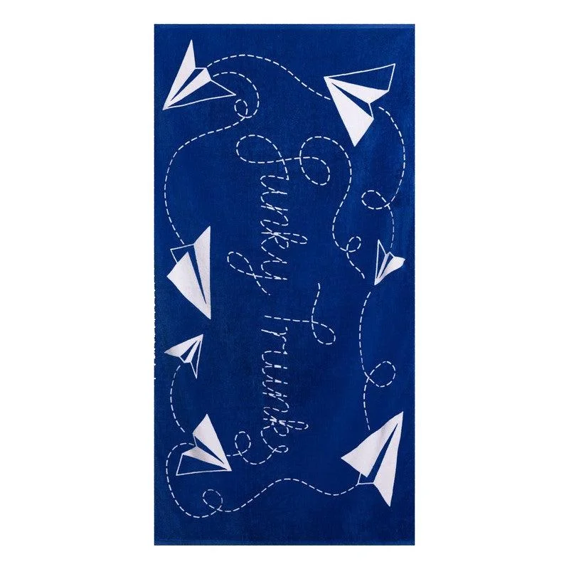 Printed men's trunks with eye - catching motifsFunky Trunks Cotton Towel | Paper Plain