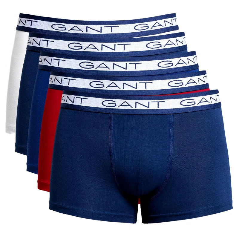 Patterned men's trunks, like camo or dotsGant 5 Pack Stretch Cotton Trunks - Multicolour Patterned men's trunks, like camo or dotsGant 5 Pack Stretch Cotton Trunks - Multicolour