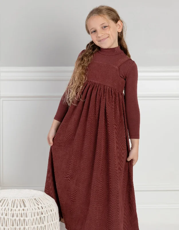 Lightweight men's robes for summer loungingGirls Corduroy Maxi Jumper Shabbos Robe with Matching Turtleneck Set Cinnamon Lightweight men's robes for summer loungingGirls Corduroy Maxi Jumper Shabbos Robe with Matching Turtleneck Set Cinnamon