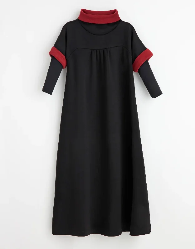Men's robes with a hidden button closureGirls Maxi Dress Shabbos Robe with Attached Shell Sleeves Burgundy