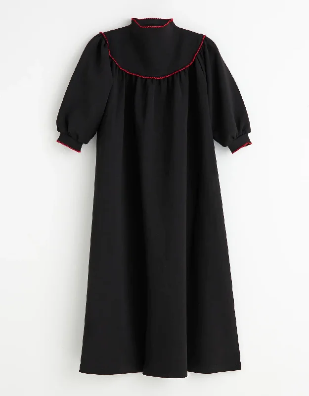 Fleece men's robes for cozy winter nights at homeGirls Mock Neck Jersey Maxi Dress Shabbos Robe with Picot Trim