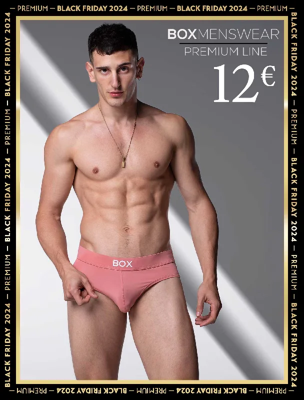 Organic men's briefs for an eco - friendly choiceGlide Briefs - Supernova Blush