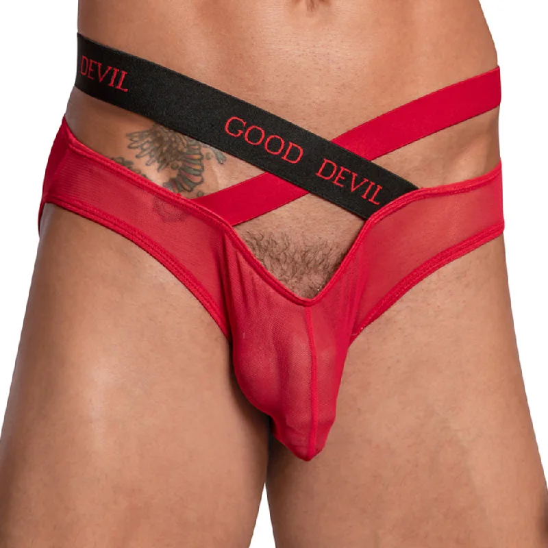 Geometric - patterned men's sexy underwear for a modern appealGood Devil GDI034 See-Through Pouch Bikini Geometric - patterned men's sexy underwear for a modern appealGood Devil GDI034 See-Through Pouch Bikini