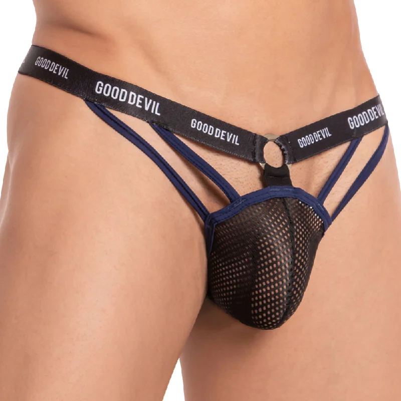 Mesh men's sexy underwear for a revealing styleGood Devil GDL031 Gladiator G-String
