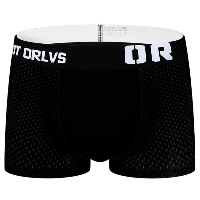 Low - rise men's boxer briefs for a modern silhouetteGot ORLVS Mesh Boxer Briefs
