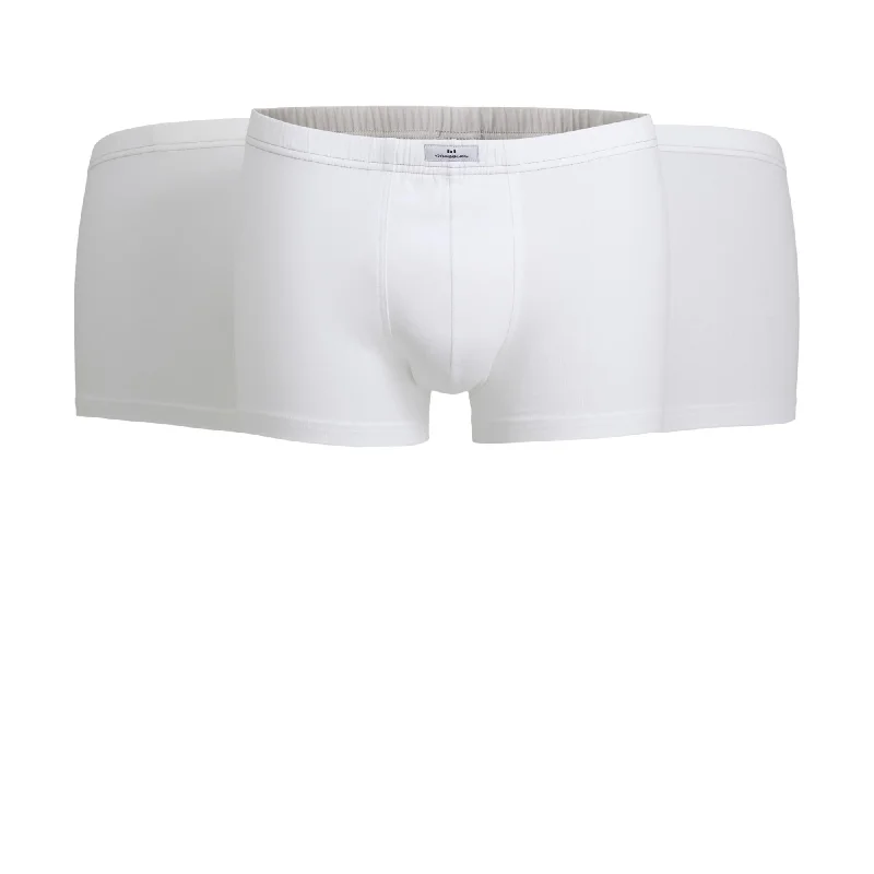 Stretch - fabric men's boxer briefs for a flexible fitGötzburg Boxer Briefs 3 Pack - White Stretch - fabric men's boxer briefs for a flexible fitGötzburg Boxer Briefs 3 Pack - White