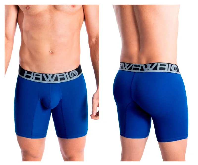 Anti - odor men's boxer briefs for long - lasting freshnessHAWAI 41903 Solid Athletic Boxer Briefs Color Royal Blue Anti - odor men's boxer briefs for long - lasting freshnessHAWAI 41903 Solid Athletic Boxer Briefs Color Royal Blue