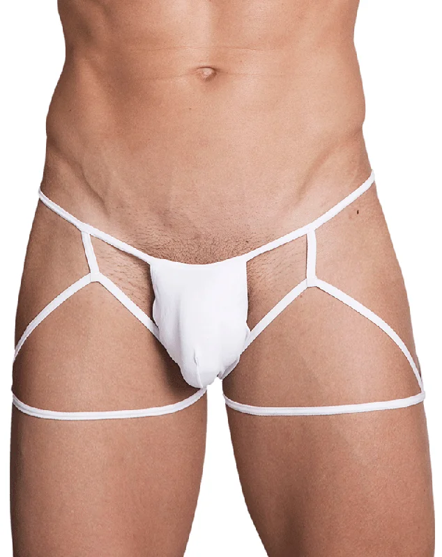 Athletic - style men's thongs for sportsHidden 971 Jockstrap-thong White