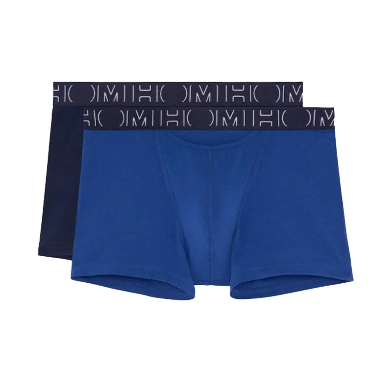 High - rise men's boxer briefs for extra supportHOM Boxerlines #2 Boxer Briefs HO1 2 Pack - Navy/Bright Blue High - rise men's boxer briefs for extra supportHOM Boxerlines #2 Boxer Briefs HO1 2 Pack - Navy/Bright Blue