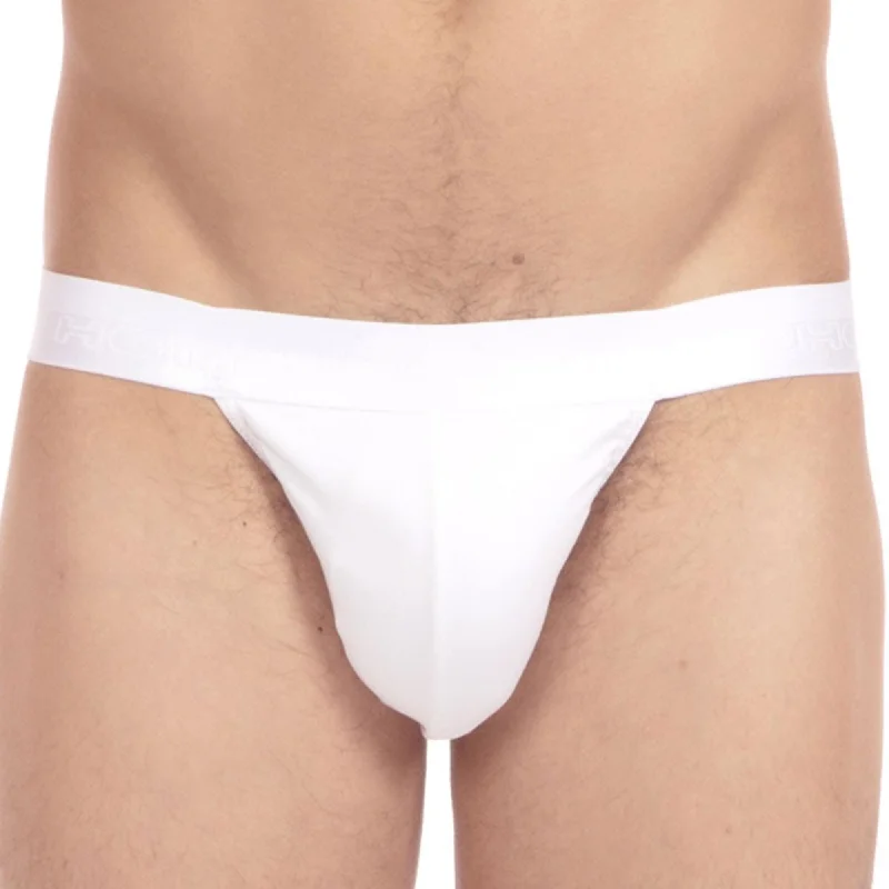 Men's briefs with a double - layer pouch for extra protectionHOM TANGA BRIEFS - MEN’S TANGA BRIEFS IN WHITE Men's briefs with a double - layer pouch for extra protectionHOM TANGA BRIEFS - MEN’S TANGA BRIEFS IN WHITE